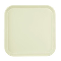 Cambro 1313538 13" x 13" (33 x 33 cm) Square Metric Cottage White Customizable Fiberglass Camtray - 12/Case