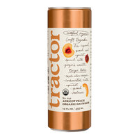 Tractor Beverage Co. Organic Apricot Peach Haymaker Can 12 fl. oz. - 12/Case