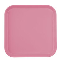 Cambro 1313409 13" x 13" (33 x 33 cm) Square Metric Blush Customizable Fiberglass Camtray - 12/Case