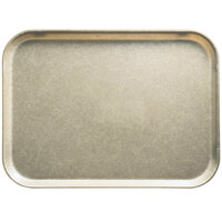 Cambro 57104 4 15/16" x 6 15/16" Rectangular Desert Tan Customizable Fiberglass Camtray - 12/Case