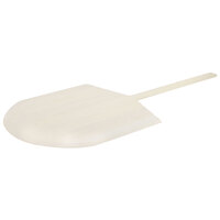 American Metalcraft 20" x 21" Wooden Pizza Peel with 20" Handle 4220