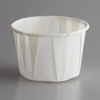 Genpak F125 Harvest Paper 1.25 oz. Souffle / Portion Cup - 5000/Case