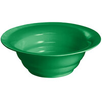 Tablecraft CW3100GN 7.5 Qt. Green Cast Aluminum Wide Rim Salad Bowl