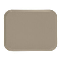 Cambro 1826104 17 7/8" x 25 3/4" Rectangular Desert Tan Fiberglass Camtray - 6/Case