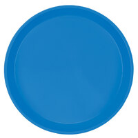 Cambro 1300105 13" Round Horizon Blue Customizable Fiberglass Camtray - 12/Case