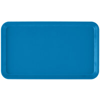 Cambro 915105 8 3/4" x 14 15/16" Rectangular Horizon Blue Fiberglass Camtray - 12/Case