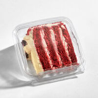 David's Cookies Red Velvet Cake Slice 7 oz. - 24/Case