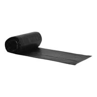 Boardwalk 51-60 Gallon 22 Micron 38" x 60" High-Density Black Janitorial Can Liner / Trash Bag - 150/Case