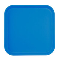 Cambro 1313105 13" x 13" (33 x 33 cm) Square Metric Horizon Blue Customizable Fiberglass Camtray - 12/Case