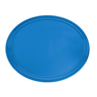 Cambro 2700105 22" x 26 7/8" Oval Horizon Blue Fiberglass Camtray - 6/Case