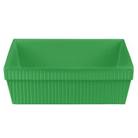 Tablecraft CW1494GN 24 Qt. Green Cast Aluminum Square Bowl