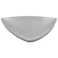 Tablecraft CW11006N 11" Natural Cast Aluminum Triangle Display Bowl