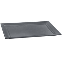 Tablecraft CW3620GR 15" x 18" Granite Cast Aluminum Rectangle Platter