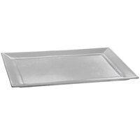 Tablecraft CW3620GY 15" x 18" Gray Cast Aluminum Rectangle Platter