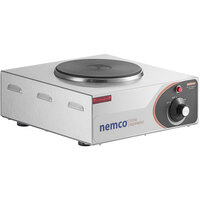 Nemco 6310-1 Electric Countertop Hot Plate with 1 Solid Burner - 120V