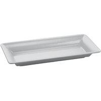 Tablecraft CW2100N Natural 18" x 9" Cast Aluminum Small Rectangle Platter