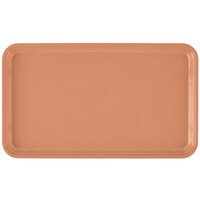 Cambro 915117 8 3/4" x 14 15/16" Rectangular Dark Peach Fiberglass Camtray - 12/Case