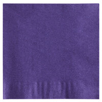 Choice Purple 2-Ply Beverage / Cocktail Napkin - 1000/Case