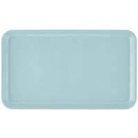 Cambro 915177 8 3/4" x 14 15/16" Rectangular Sky Blue Fiberglass Camtray - 12/Case