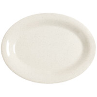 GET OP-950-IR Santa Fe Ironstone 9 3/4" Oval Platter - 24/Case