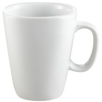 CAC KSE-M8 Gourmet 8 oz. Bright White Square Porcelain Mug - 36/Case