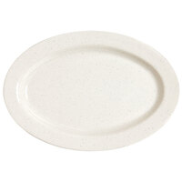 GET M-4020-IR Santa Fe Ironstone 14" Oval Platter - 12/Case