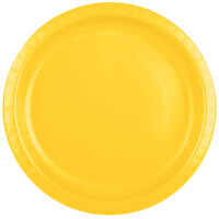 Creative Converting 501021B 10" School Bus Yellow Paper Plate - 240/Case