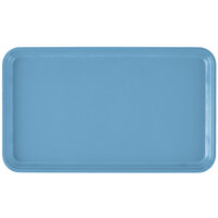 Cambro 915518 8 3/4" x 14 15/16" Rectangular Robin Egg Blue Fiberglass Camtray - 12/Case