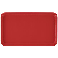 Cambro 915521 8 3/4" x 14 15/16" Rectangular Cambro Red Fiberglass Camtray - 12/Case