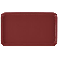 Cambro 915505 8 3/4" x 14 15/16" Rectangular Cherry Red Fiberglass Camtray - 12/Case