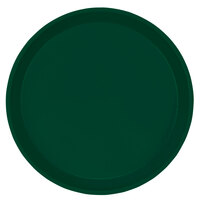 Cambro 1100119 11" Round Sherwood Green Customizable Fiberglass Camtray - 12/Case