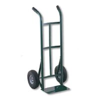 Harper 600 lb. Dual Handle Super Steel Hand Truck with 10" x 3 1/2" Pneumatic Wheels 51T16