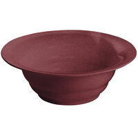 Tablecraft CW3100MAS 7.5 Qt. Maroon Speckle Cast Aluminum Wide Rim Salad Bowl