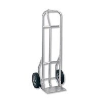 Harper 900 lb. Loop Handle Aluminum Hand Truck with 8" x 2 1/4" Balloon Cushion Wheels A27L56