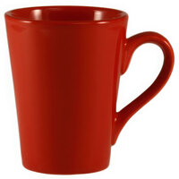 CAC VC-12-R Red 10 oz. Venice Victory Mug - 36/Case