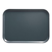 Cambro 46401 4 1/4" x 6" Rectangular Slate Blue Customizable Fiberglass Camtray - 12/Case