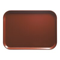 Cambro 810501 8" x 9 7/8" Rectangular Real Rust Customizable Fiberglass Camtray - 12/Case