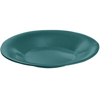 Tablecraft CW12020HGN 22" Hunter Green Cast Aluminum 5 Qt. Wide Rim Round Platter