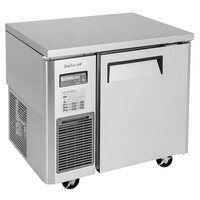 Turbo Air JUR-36-N6 J Series 36" Solid Door Undercounter Refrigerator with Side Mounted Compressor