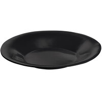 Tablecraft CW12020BK 22" Black Cast Aluminum 5 Qt. Wide Rim Round Platter