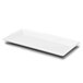 Elite Global Solutions DMP94 Stratus White 9 3/8" x 4 3/4" Rectangular Melamine Plate