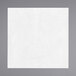 Choice 14" x 14" White Linen-Feel Flat-Packed Dinner Napkin - 1000/Case