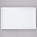 Elite Global Solutions M1321 Vogue 21" x 13" White Rectangular Melamine Serving Platter