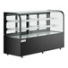 Avantco BC-72-HC 72" Curved Glass Black Refrigerated Bakery Display Case