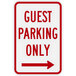 Customer / Visitor Parking Signs