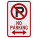 No Parking Signs