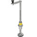 Vestil LJ-17 26" Steel Leveling Jack with Polished Chrome Finish - 5,000 lb. Capacity
