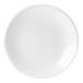 Steelite Distinction Contour 11" White Round Coupe Plate - 12/Case