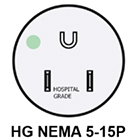 HG NEMA 5-15P