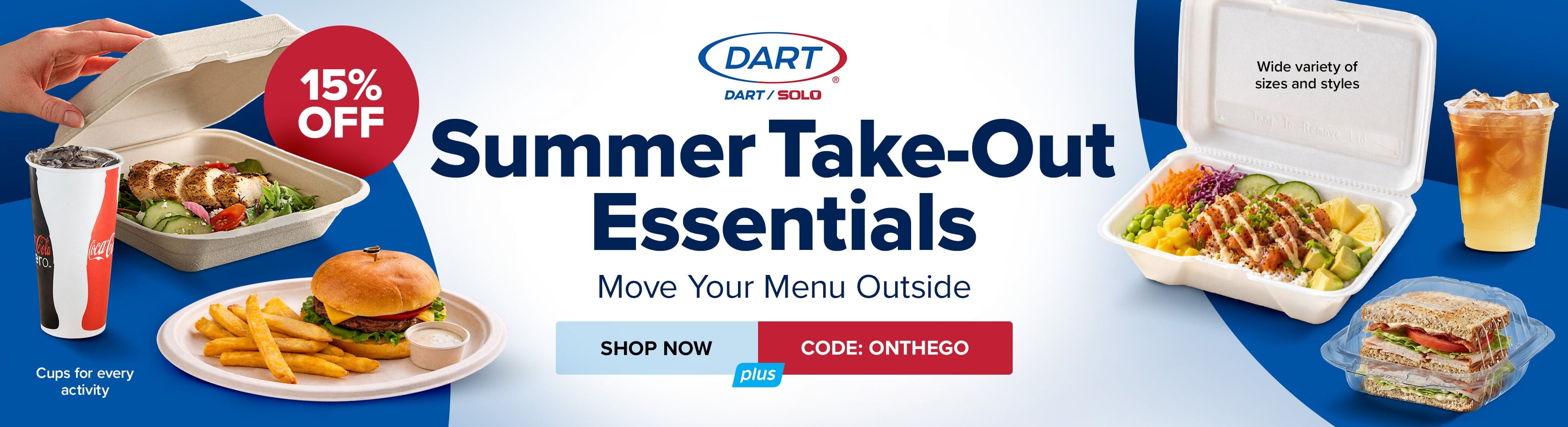 Save 15% on Summer Takeout Essentials by Dart
